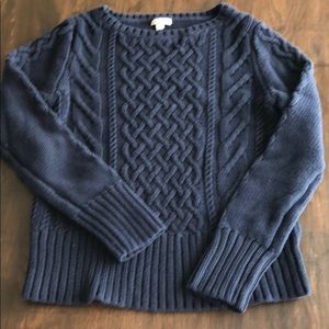 Cable knit sweater